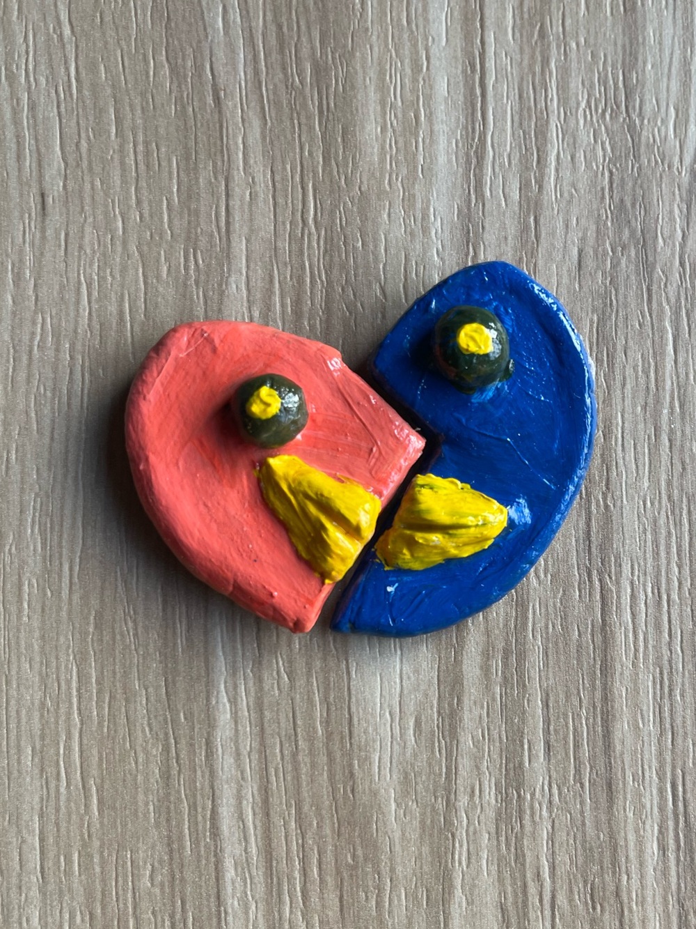 New Handmade Cute whimsical accessory for fridges or any metal accessories.